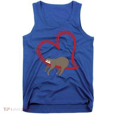 Sloth Heart Funny Gift Love Sloths Funny Gift Funny Gift Tank Top