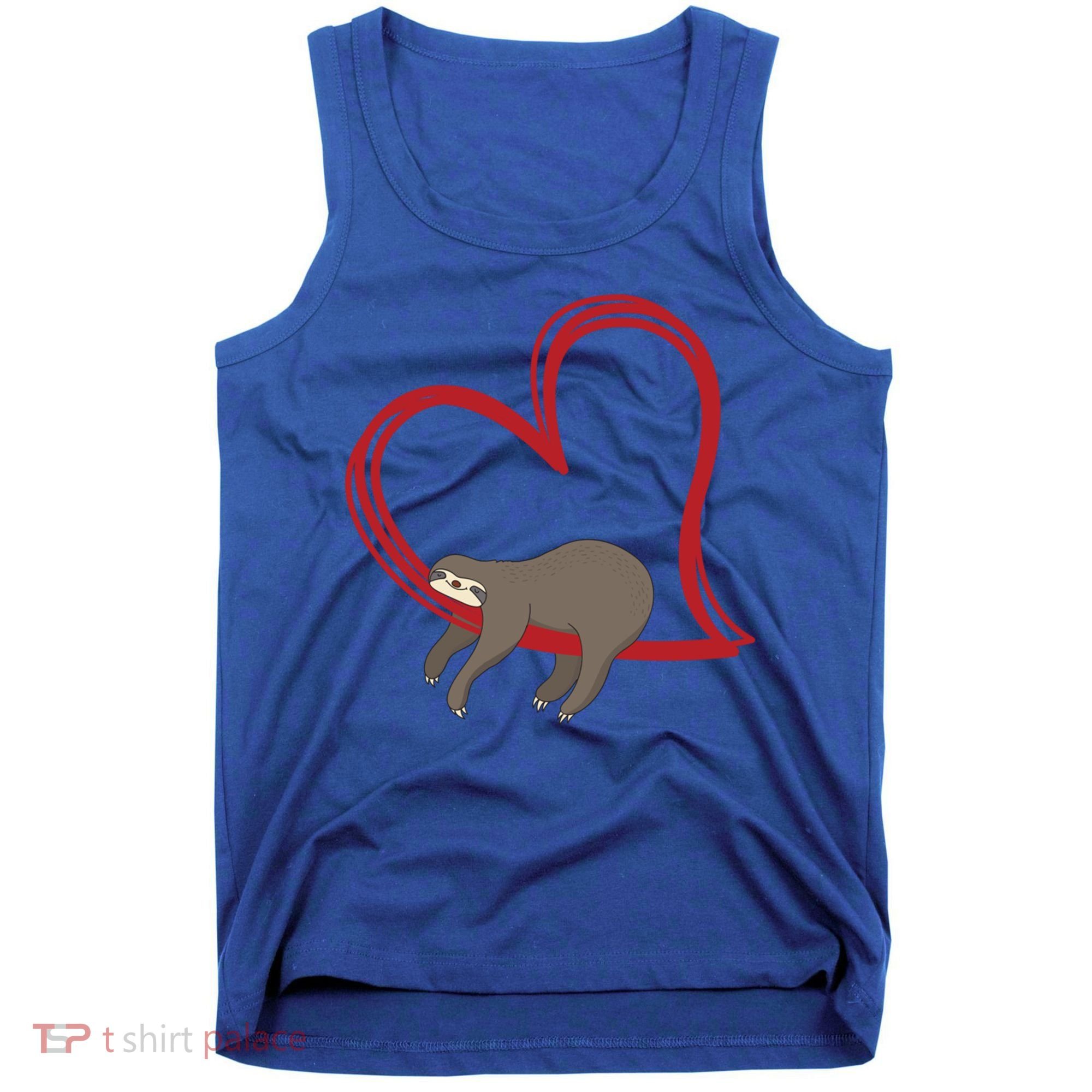 Sloth Heart Funny Gift Love Sloths Funny Gift Funny Gift Tank Top
