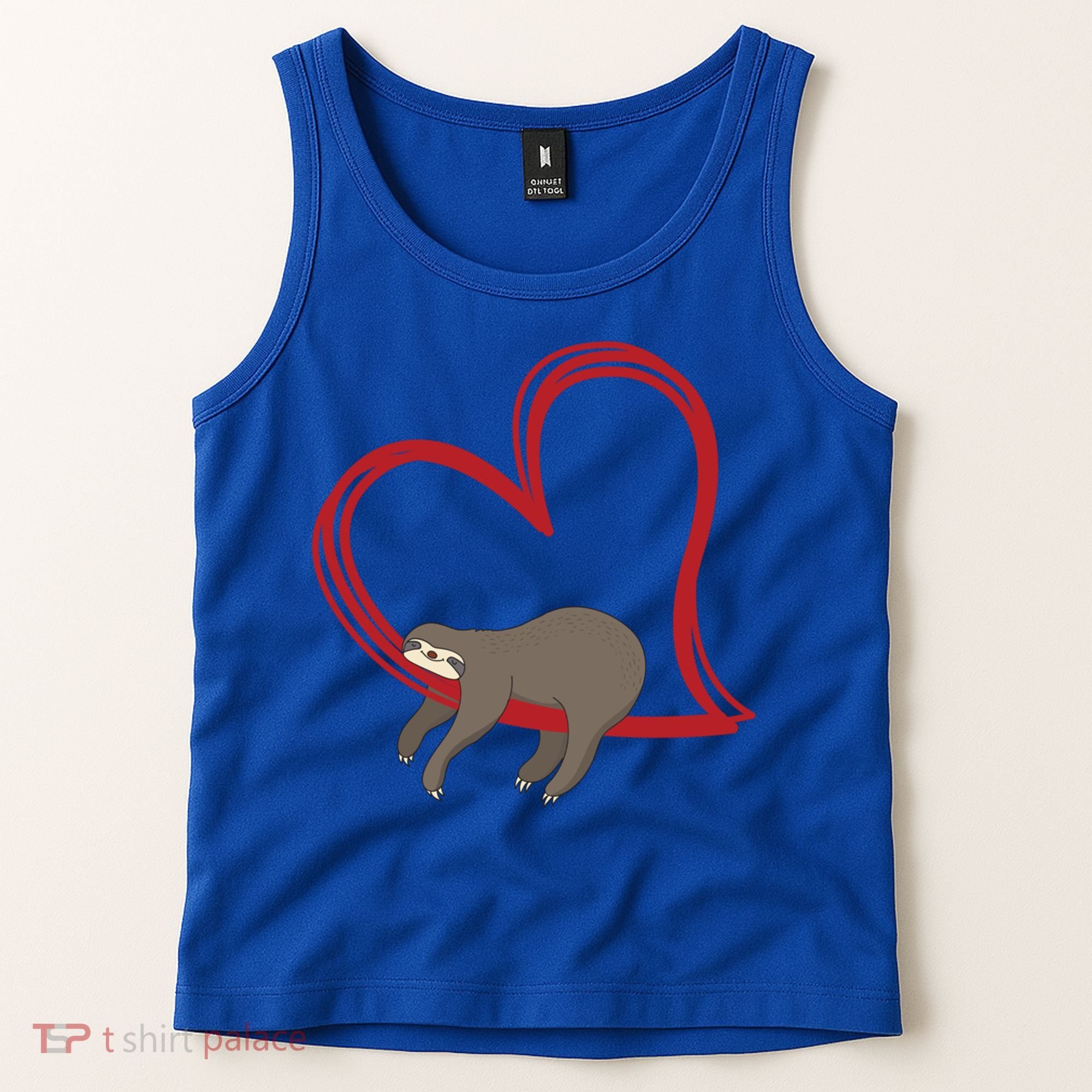 Sloth Heart Funny Gift Love Sloths Funny Gift Funny Gift Tank Top