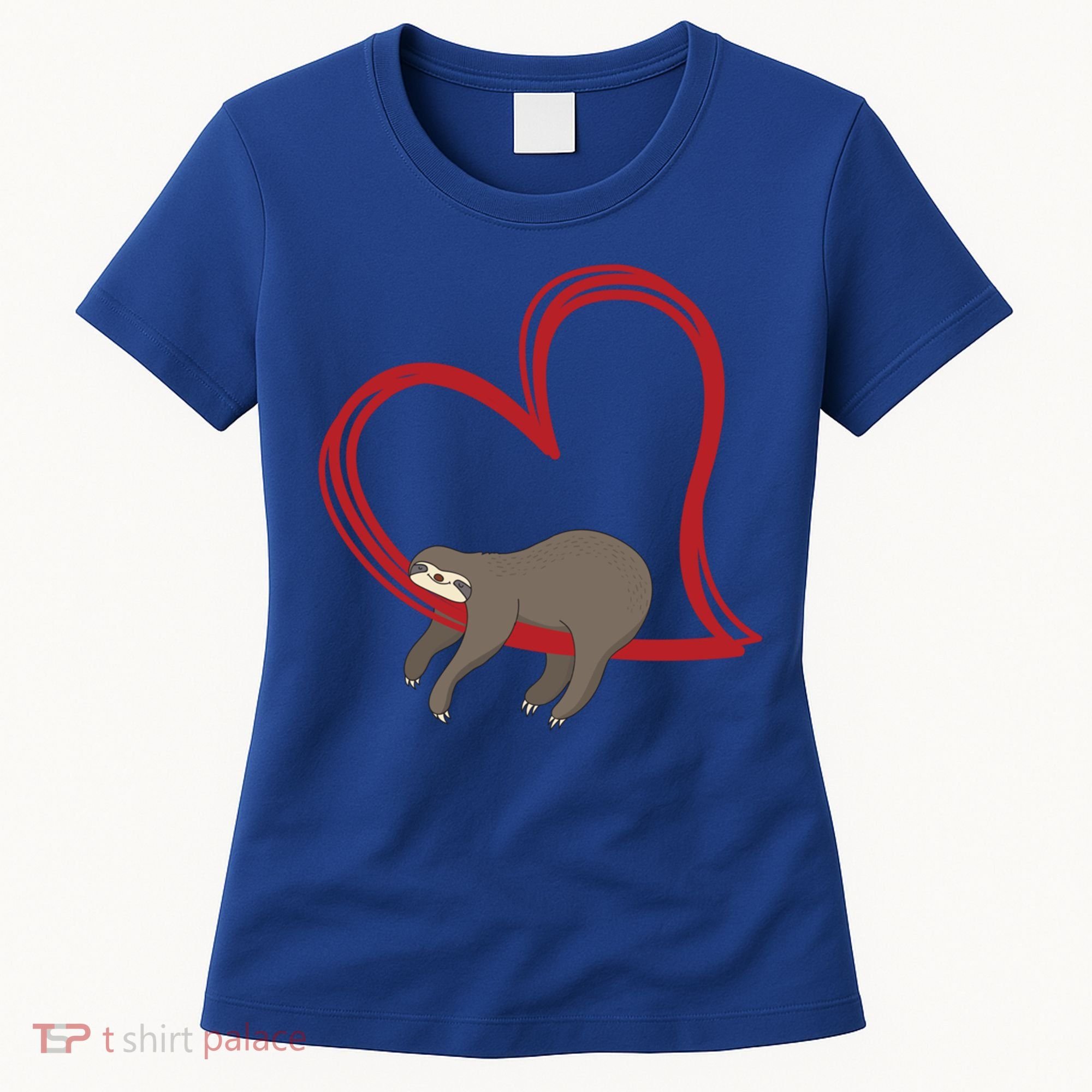 Sloth Heart Funny Gift Love Sloths Funny Gift Funny Gift Women's T-Shirt