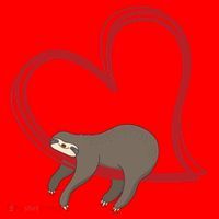 Sloth Heart Funny Gift Love Sloths Funny Gift Funny Gift Santa Hat thumb 1