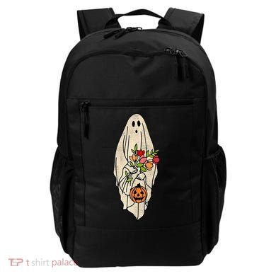 Spooky Halloween Floral Ghost Backpack