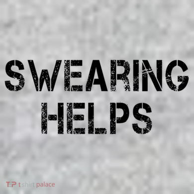 Swearing Helps Funny Sarcastic The Baniff Cuffed Pom Beanie
