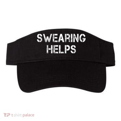 Swearing Helps Funny Sarcastic Visor