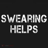 Swearing Helps Funny Sarcastic Tote Bag thumb 4