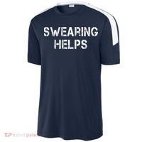 Swearing Helps Funny Sarcastic Sport-Tek Competitor United Soccer Jersey thumb 2