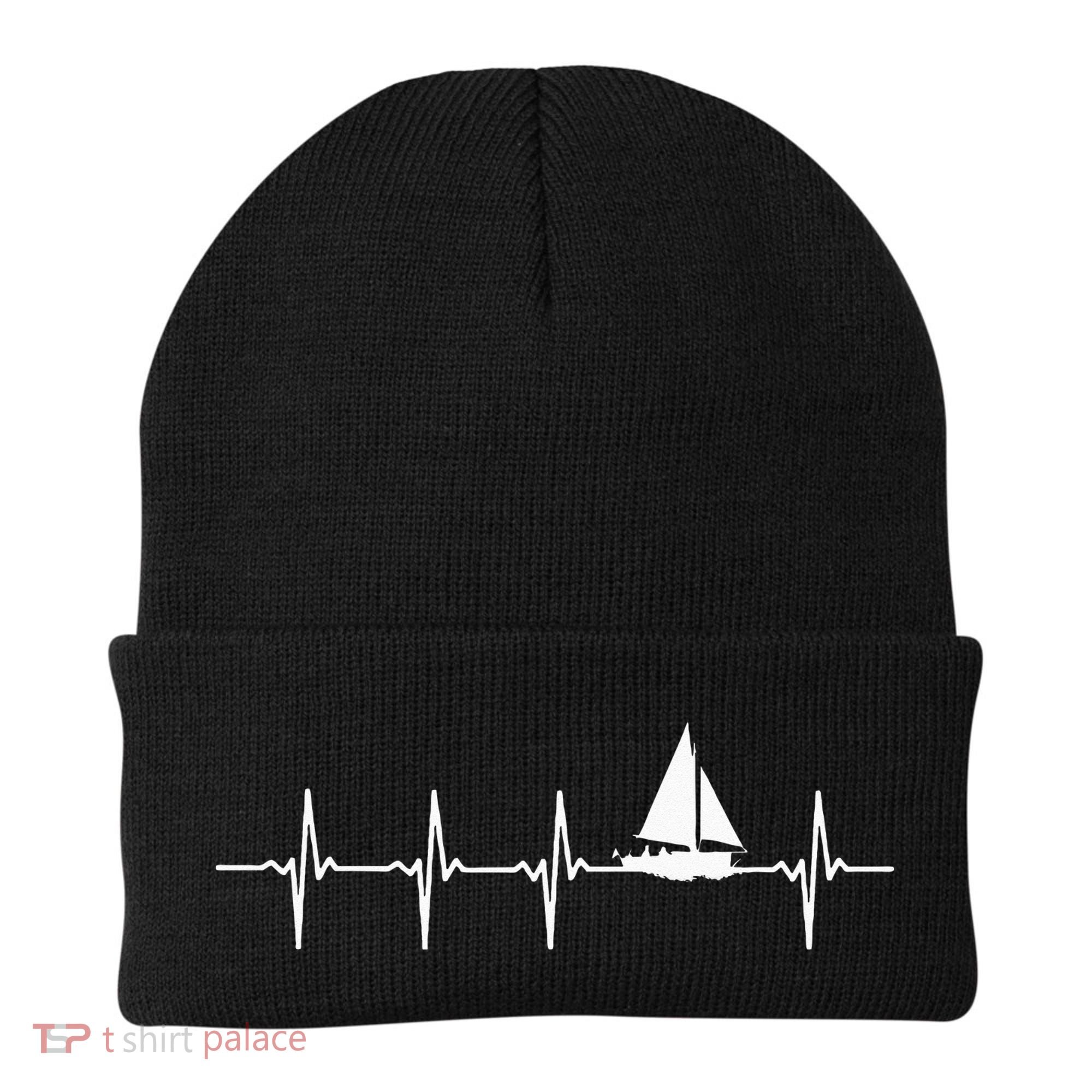 Sailing Heartbeat For Sailors Beanie
