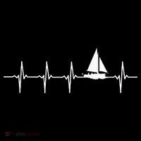 Sailing Heartbeat For Sailors Mousepad thumb 1