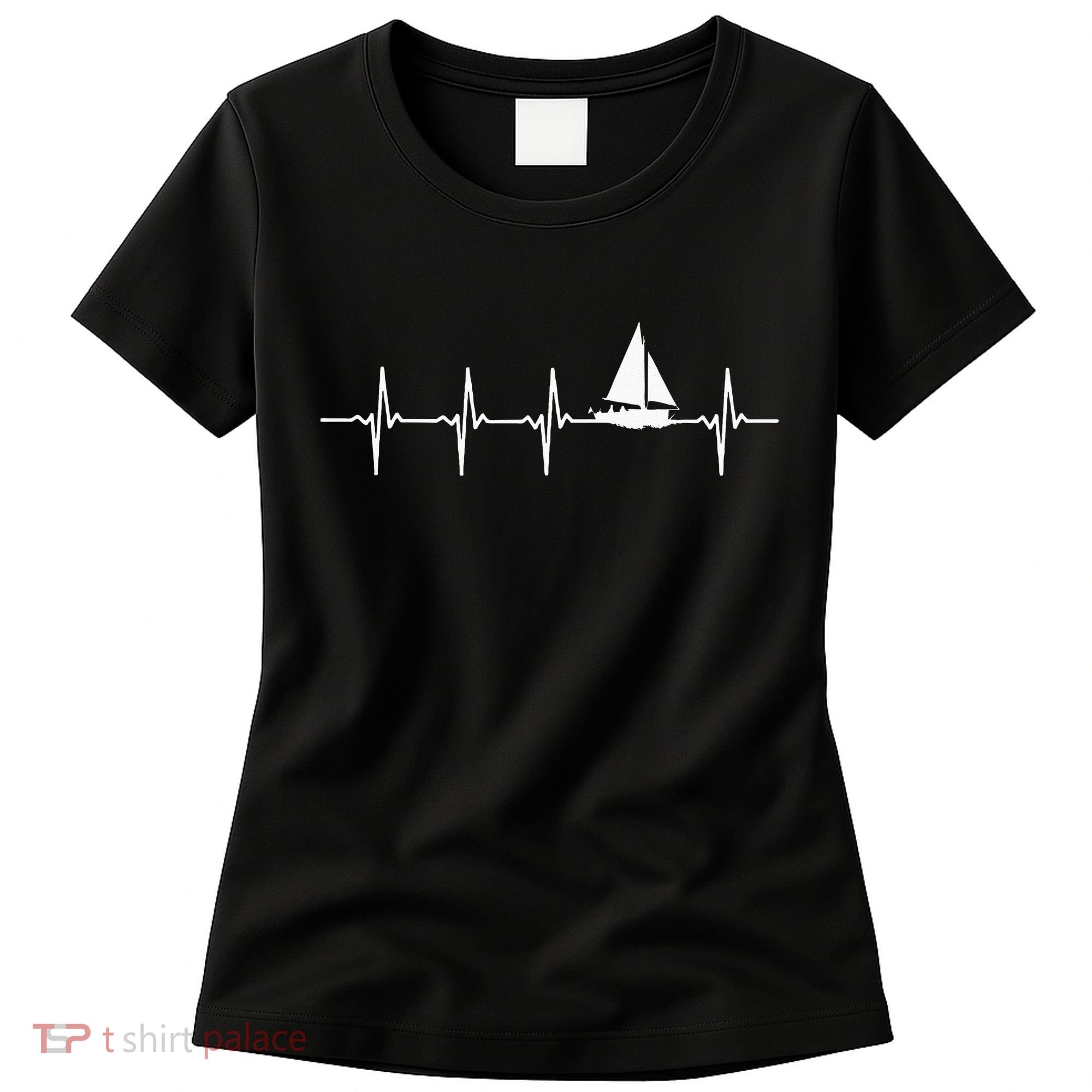 Sailing Heartbeat For Sailors Women's T-Shirt