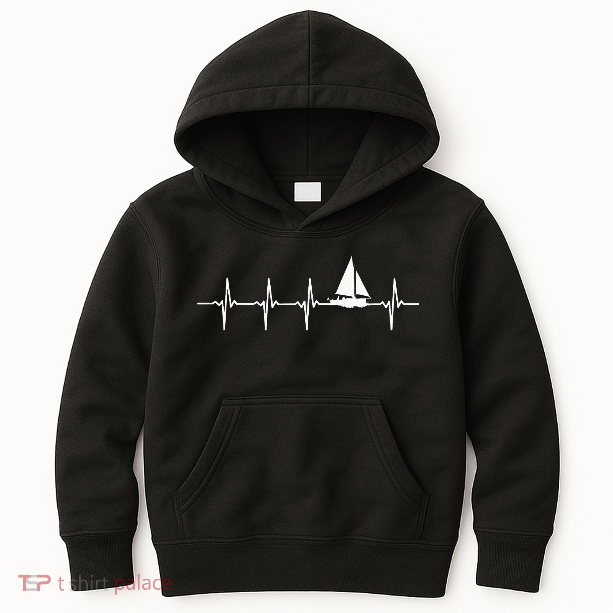 Sailing Heartbeat For Sailors Kids Hoodie