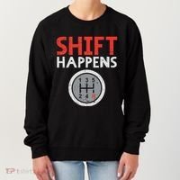 Shift Happens Funny Car Gear Pun Race Driver Racing Gift Women's Sweatshirt thumb 0