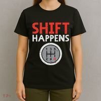 Shift Happens Funny Car Gear Pun Race Driver Racing Gift T-Shirt thumb 4