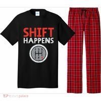 Shift Happens Funny Car Gear Pun Race Driver Racing Gift Pajama Set thumb 0