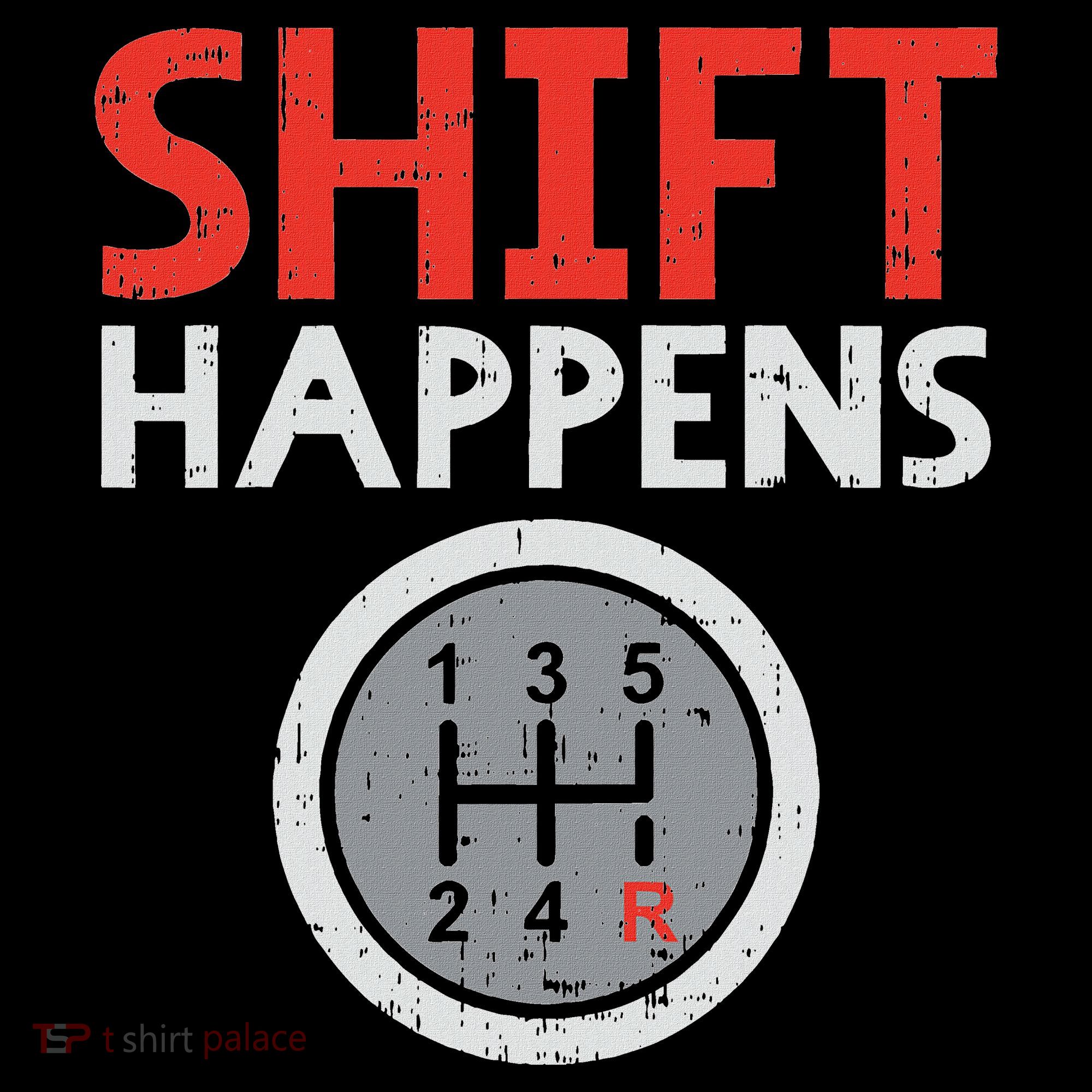 Shift Happens Funny Car Gear Pun Race Driver Racing Gift Women's Hoodie