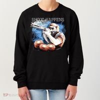 Shoot Happens Funny Trap Shooting Women's Sweatshirt thumb 0