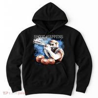 Shoot Happens Funny Trap Shooting Hoodie thumb 0