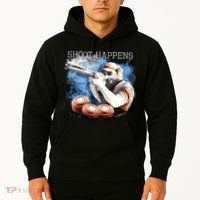 Shoot Happens Funny Trap Shooting Hoodie thumb 2
