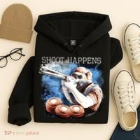 Shoot Happens Funny Trap Shooting Hoodie thumb 4