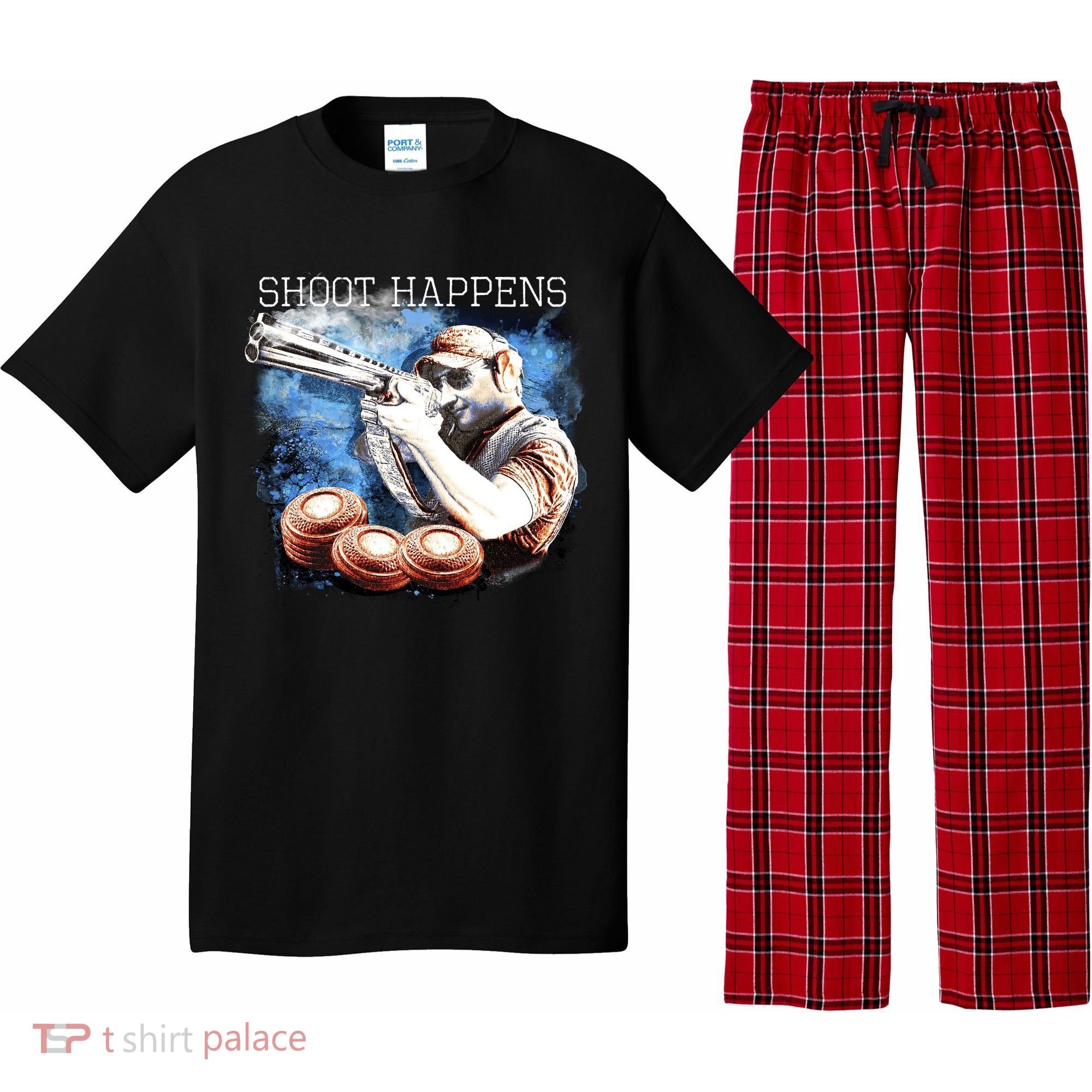 Shoot Happens Funny Trap Shooting Pajama Set