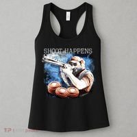 Shoot Happens Funny Trap Shooting Women's Tank Top thumb 3