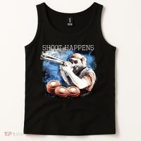 Shoot Happens Funny Trap Shooting Tank Top thumb 2