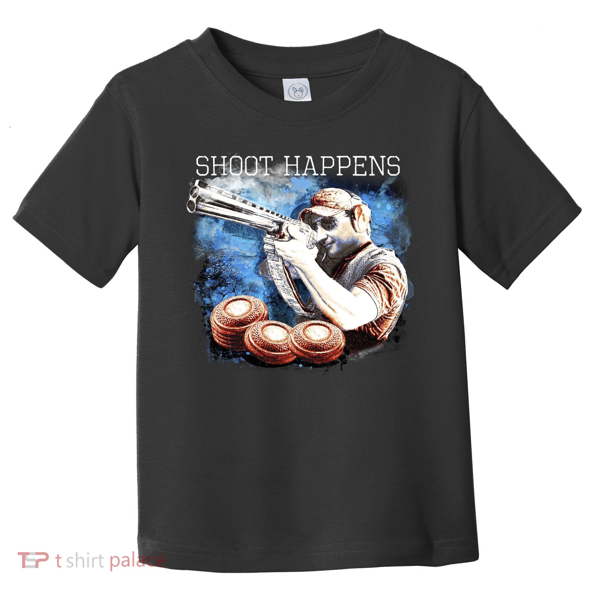 Shoot Happens Funny Trap Shooting Toddler T-Shirt
