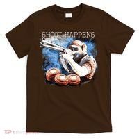 Shoot Happens Funny Trap Shooting T-Shirt thumb 0