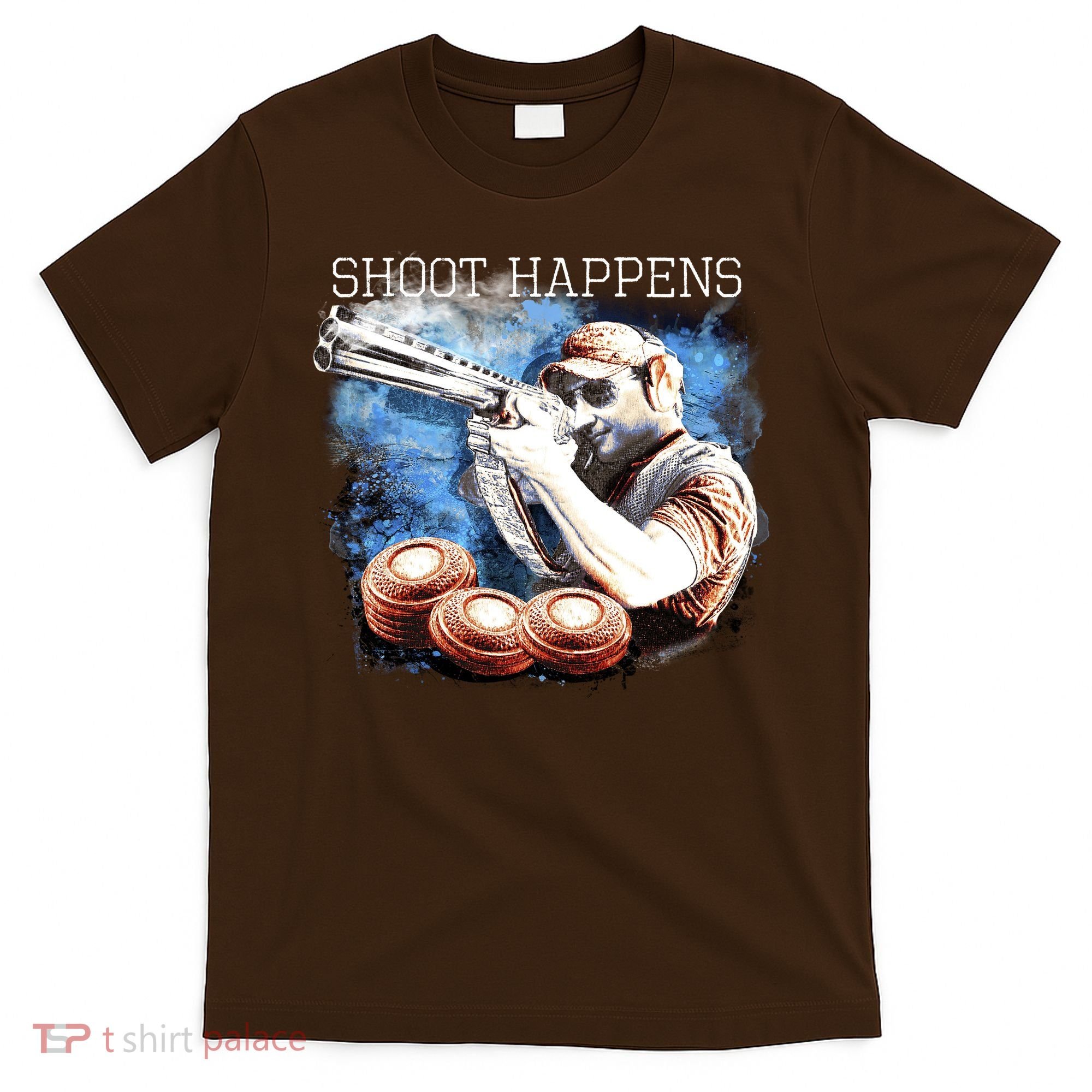 Shoot Happens Funny Trap Shooting T-Shirt