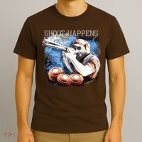 Shoot Happens Funny Trap Shooting T-Shirt thumb 3