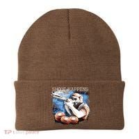 Shoot Happens Funny Trap Shooting Beanie thumb 0