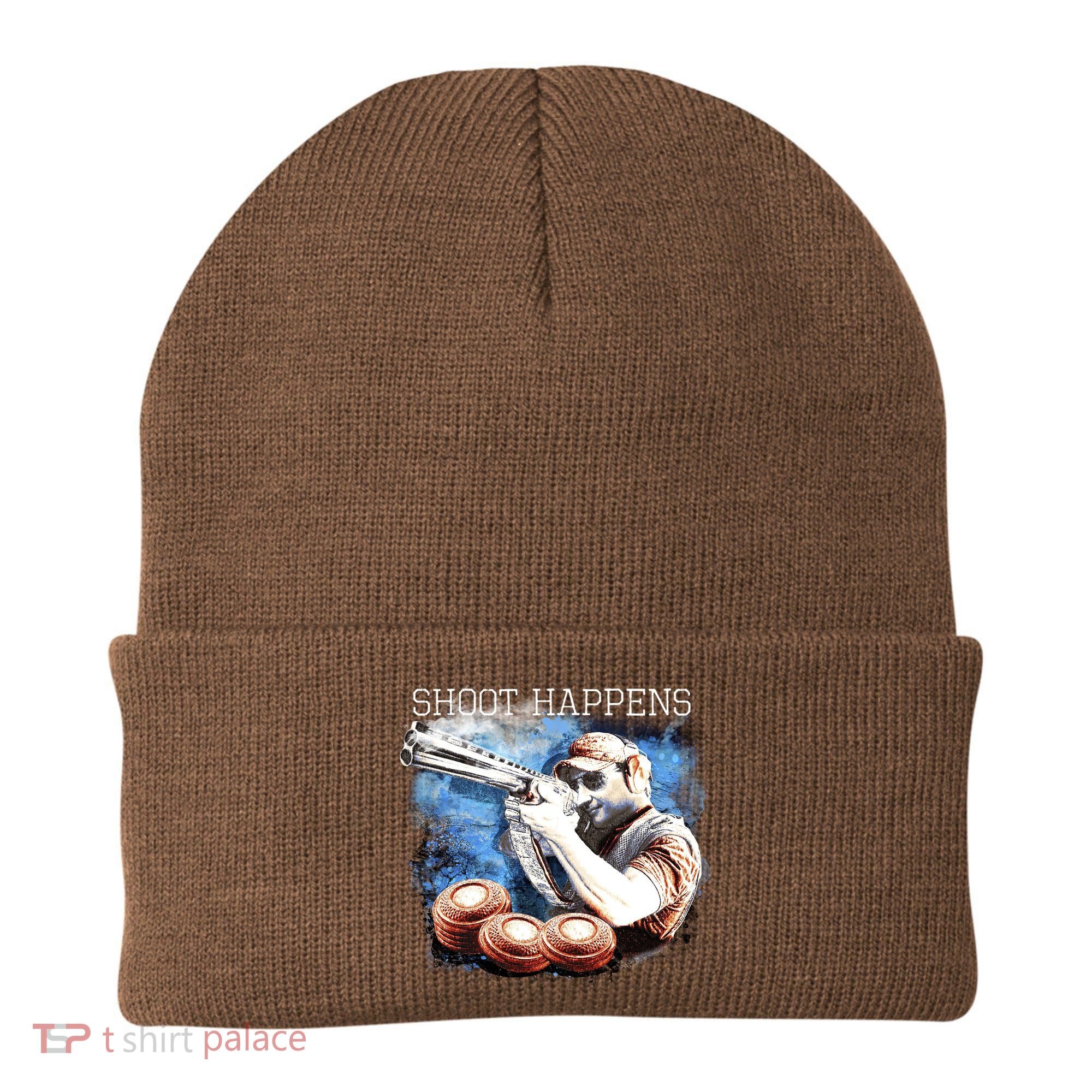Shoot Happens Funny Trap Shooting Beanie