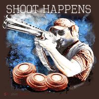 Shoot Happens Funny Trap Shooting Baby Bodysuit thumb 2