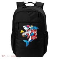 Shark Hawaiian Funny Aloha Hawaii Beach Jawsome Funny Gift Cool Gift Backpack thumb 0