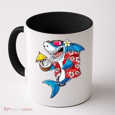Shark Hawaiian Funny Aloha Hawaii Beach Jawsome Funny Gift Cool Gift Coffee Mug