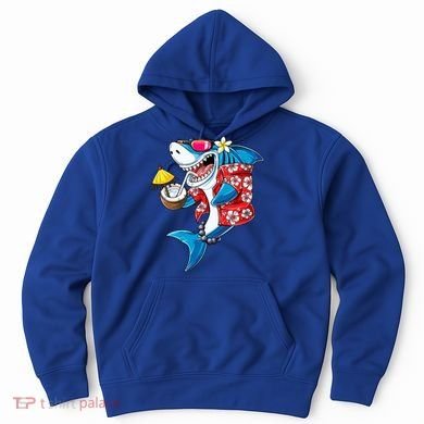 Shark Hawaiian Funny Aloha Hawaii Beach Jawsome Funny Gift Cool Gift Hoodie