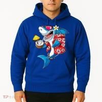 Shark Hawaiian Funny Aloha Hawaii Beach Jawsome Funny Gift Cool Gift Hoodie thumb 2