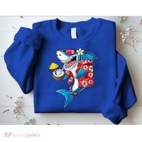 Shark Hawaiian Funny Aloha Hawaii Beach Jawsome Funny Gift Cool Gift Sweatshirt thumb 2