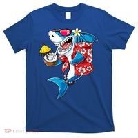 Shark Hawaiian Funny Aloha Hawaii Beach Jawsome Funny Gift Cool Gift T-Shirt thumb 0