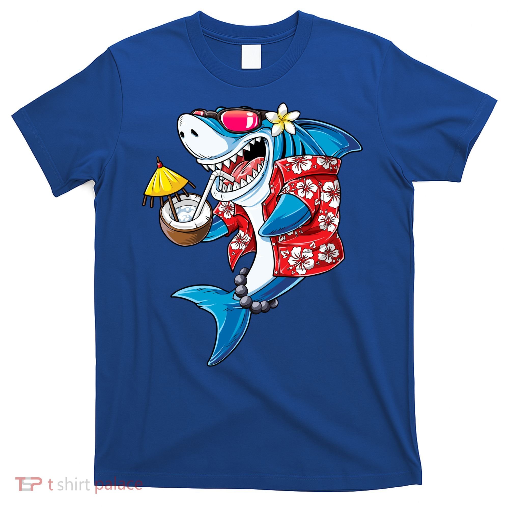 Shark Hawaiian Funny Aloha Hawaii Beach Jawsome Funny Gift Cool Gift T-Shirt