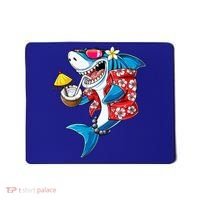 Shark Hawaiian Funny Aloha Hawaii Beach Jawsome Funny Gift Cool Gift Mousepad thumb 0