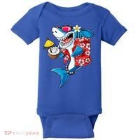 Shark Hawaiian Funny Aloha Hawaii Beach Jawsome Funny Gift Cool Gift Baby Bodysuit thumb 0