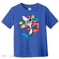 Shark Hawaiian Funny Aloha Hawaii Beach Jawsome Funny Gift Cool Gift Toddler T-Shirt thumb 0