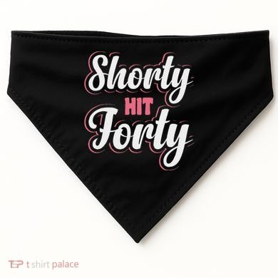 Shorty Hit Forty USA-Made Doggie Bandana
