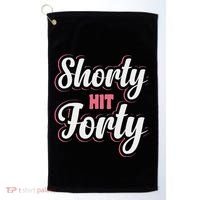 Shorty Hit Forty Golf Towel thumb 0