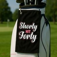 Shorty Hit Forty Golf Towel thumb 2