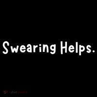 Swearing Helps Funny Sarcastic Mousepad thumb 1