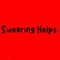 Swearing Helps Funny Sarcastic Santa Hat thumb 1