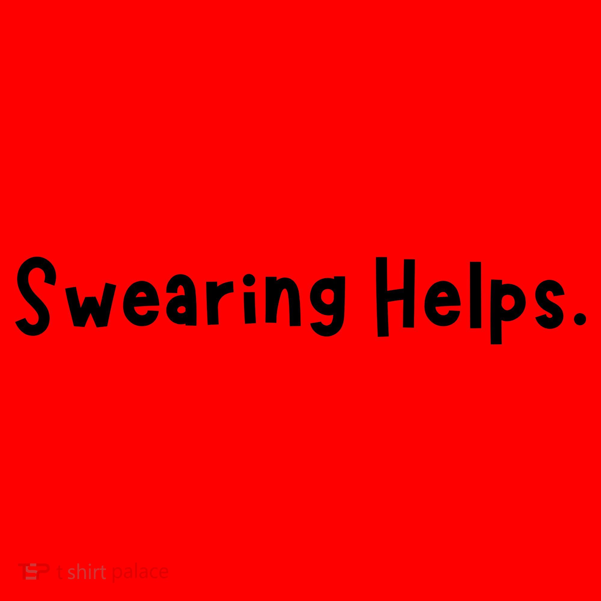 Swearing Helps Funny Sarcastic Santa Hat