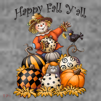 Scarecrow Happy Fall Y'all Pumpkin Thanksgiving Halloween Toddler Hoodie thumb 2