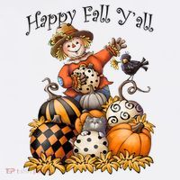 Scarecrow Happy Fall Y'all Pumpkin Thanksgiving Halloween Women's Hoodie thumb 2
